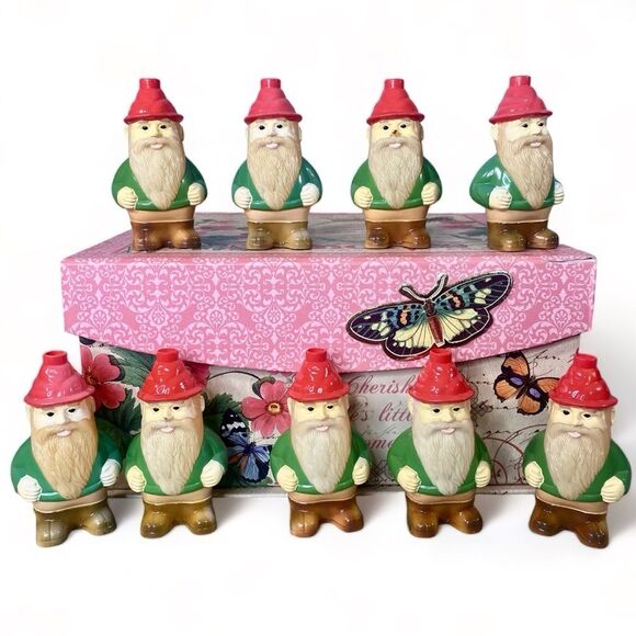 Gnome Patio Replacement Bulb Covers Gnome Decor Lightweight Plastic - Picture 1 of 5